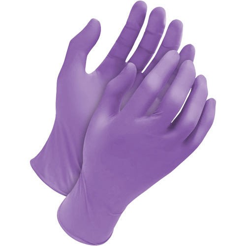 Gants tripolym&egrave;res jetables Deny, Grand, Latex/N&eacute;opr&egrave;ne/Nitrile, 6 mils, Sans poudre, Mauve Duraquip Inc