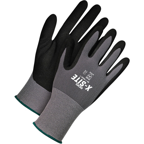 Gants enduits l&eacute;gers X-Site, 8, R&ecirc;vetement Nitrile, Calibre 15, Enveloppe en Nylon/Lycra Duraquip Inc