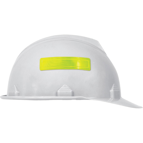 Autocollants r&eacute;tror&eacute;fl&eacute;chissants pour casques de s&eacute;curit&eacute; Duraquip Inc