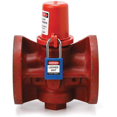 Housse de s&eacute;curit&eacute; pour fontaine et dispositif de cadenassage pour robinet &agrave; tournant, Ensemble Vanne/Robinet &agrave; eau Duraquip Inc