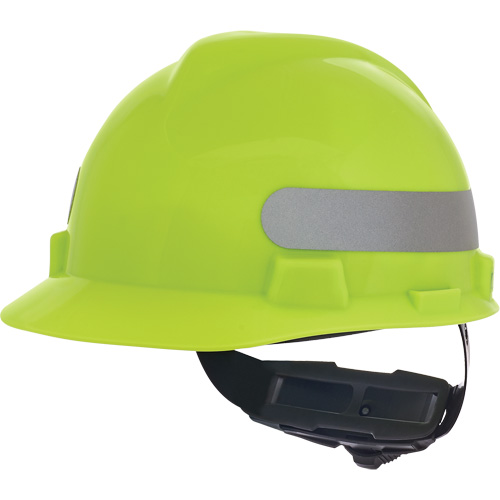 Casque de s&eacute;curit&eacute; &agrave; fentes V-Gard, R&eacute;pond aux normes CSA type 1, Suspension Rochet, Non ventil&eacute; Duraquip Inc