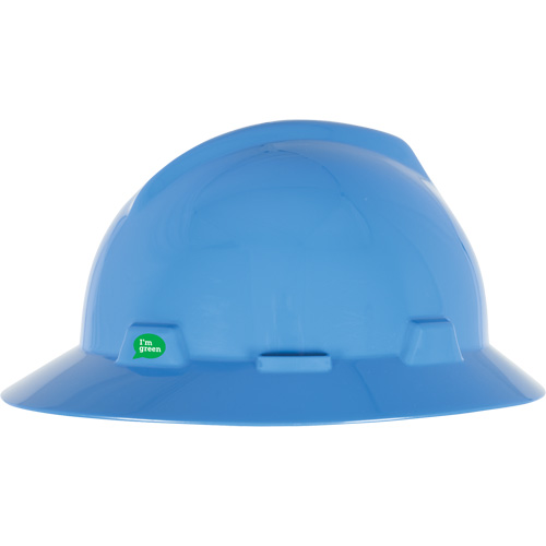 V-Gard&reg; GREEN Slotted Full Brim Hard Hat, Meets CSA Type 1, Ratchet Suspension Duraquip Inc