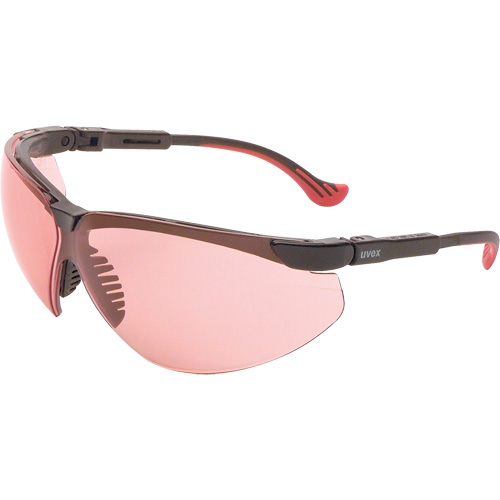 Lunettes de s&eacute;curit&eacute; Uvex HydroShield Genesis XC, Lentille SCT-Vermillion, Antibu&eacute;e/Anti-&eacute;gratignures, ANSI Z87+/R&eacute;pond ou surpasse la norme CSA Z94.3 Duraquip Inc