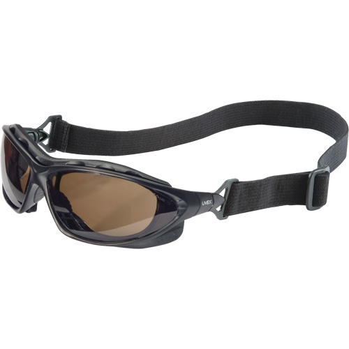 Uvex HydroShield&reg; Seismic&reg; Safety Goggles, SCT-Grey Lens, Anti-Fog/Anti-Scratch, Closed Vent Duraquip Inc