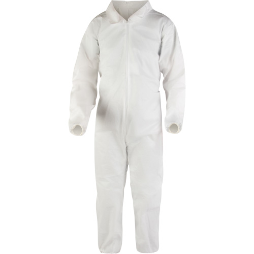 Combinaisons de premi&egrave;re qualit&eacute;, Petit, Blanc, Microporeux Duraquip Inc
