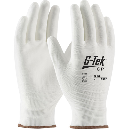 G-Tek&reg; GP Coated Gloves, Small, Polyurethane Coating, 13 Gauge, Nylon Shell Duraquip Inc