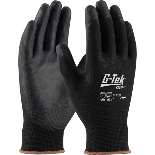 G-Tek&reg; GP Coated Gloves, Small, Polyurethane Coating, 13 Gauge, Nylon Shell Duraquip Inc
