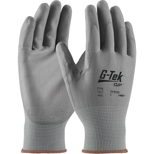 Gants enduits G-Tek GP, 2T-Grand, R&ecirc;vetement Polyur&eacute;thane, Calibre 13, Enveloppe en Nylon Duraquip Inc