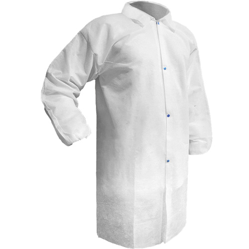Sarrau Care, Polypropyl&egrave;ne, Blanc, Petit Duraquip Inc