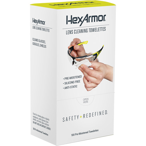 Lens Cleaning Towelettes, Pack Of 100 Duraquip Inc