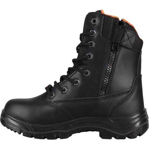 Bottes de s&eacute;curit&eacute;, Cuir, Embout Acier, Taille 6, Imperm&eacute;able Duraquip Inc