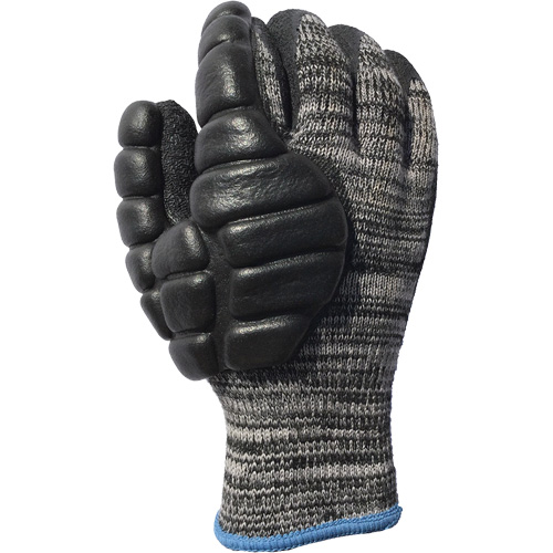 Gants antichocs enduits pour le martelage, 8/Moyen, Paume en Synth&eacute;tique, Poignet &eacute;lastique Duraquip Inc