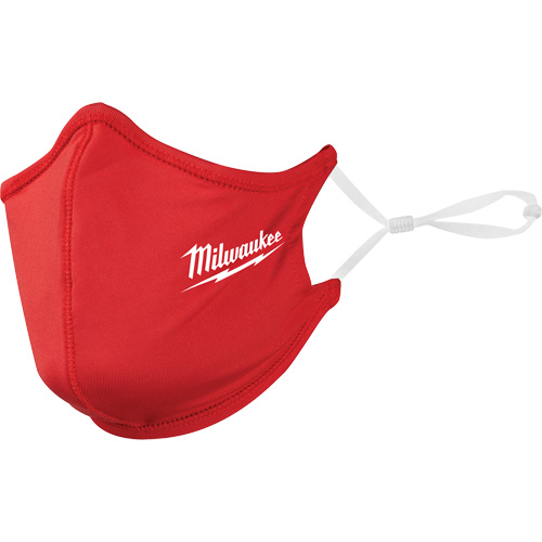 2-Layer Face Mask, Nylon/Polyester/Spandex, Red Duraquip Inc