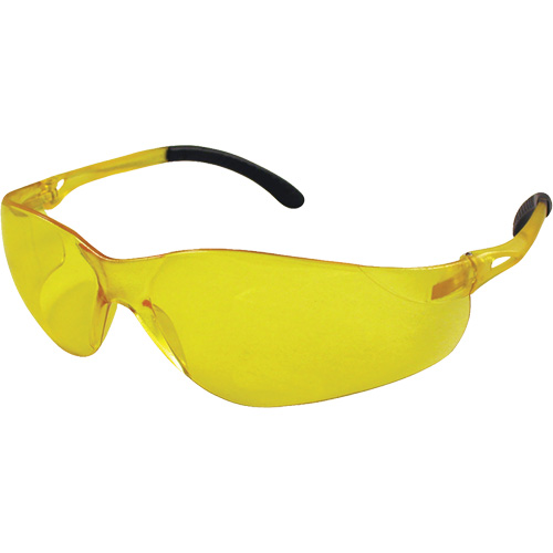 Lunettes de s&eacute;curit&eacute; Sen-Tec, Lentille Ambr&eacute;e, Anti-&eacute;gratignures, R&eacute;pond ou surpasse la norme CSA Z94.3 Duraquip Inc