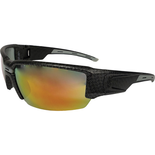 Lunettes de s&eacute;curit&eacute; Hartley, Lentille Rouge, R&eacute;pond ou surpasse la norme CSA Z94.3 Duraquip Inc