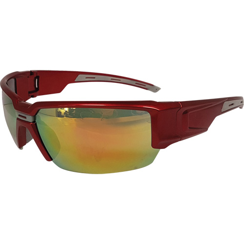 Hartley Safety Glasses, Red Lens, Meets/Exceeds CSA Z94.3 Duraquip Inc