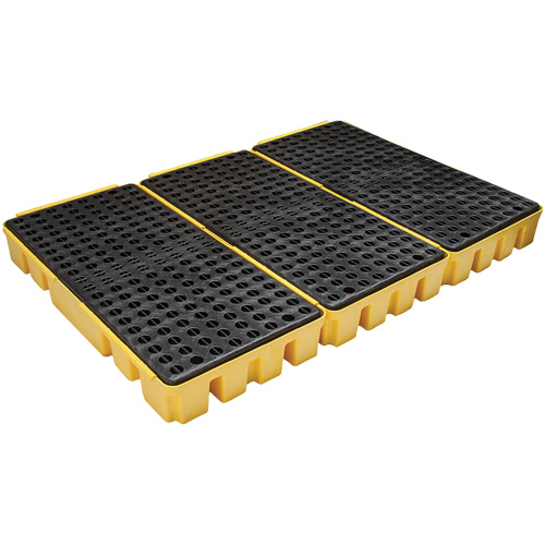 Low Profile Spill Pallet, 76.5 US gal. Spill Capacity, 72" x 49" x 6.5" Duraquip Inc