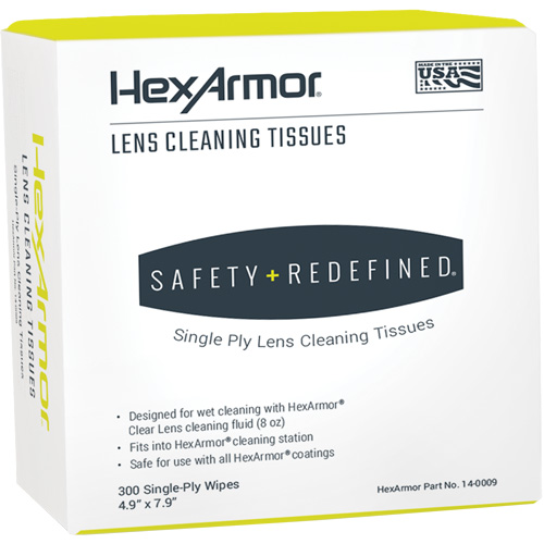 Lens Cleaning Tissues, 4.9" x 7.9", 300 /Pkg. Duraquip Inc