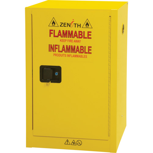 Flammable Aerosol Storage Cabinet, 12 gal., 1 Door, 23" W x 35" H x 18" D Duraquip Inc