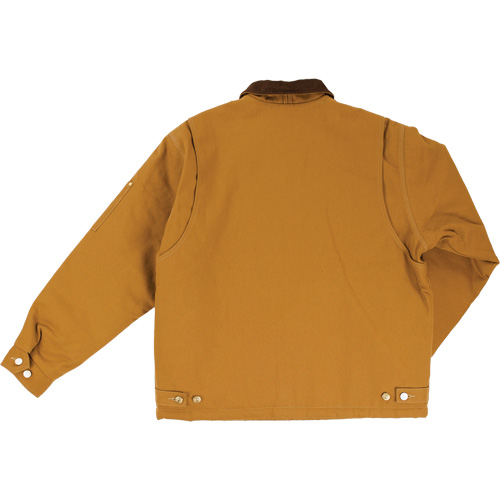 Duck Chore Jacket, Men's, Small, Brown Duraquip Inc