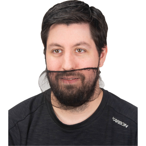 Beard Nets, Nylon, Brown Duraquip Inc