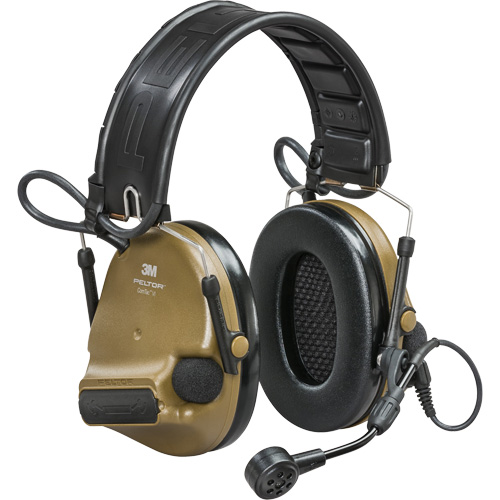 Peltor ComTac VI NIB Headset with Arc, Headband Style, 23 dB Duraquip Inc