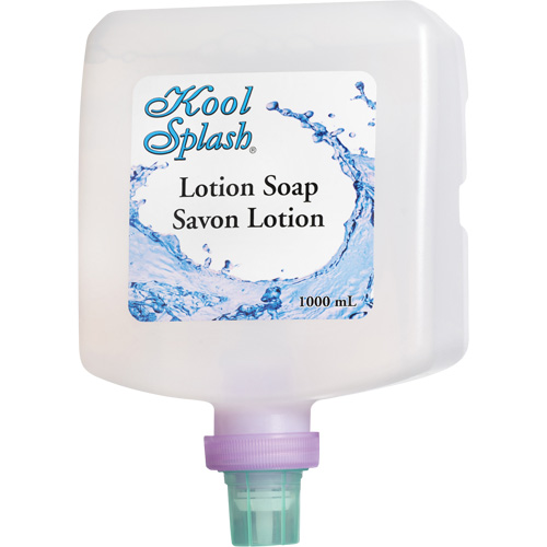Savon moussant Clearly Lotion Kool Splash, Cr&egrave;me, 1000 ml, Sans parfum Duraquip Inc