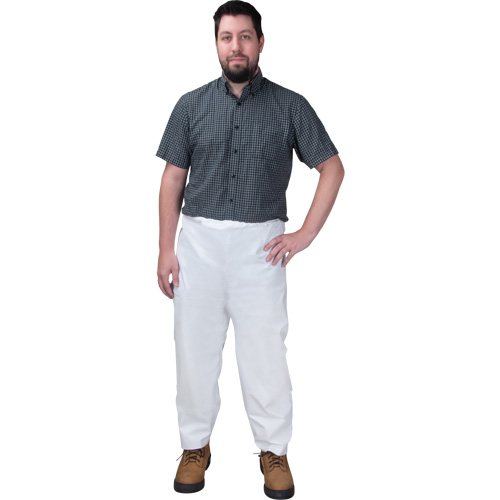 Pantalon jetable, Microporeux, Petit, Blanc Duraquip Inc