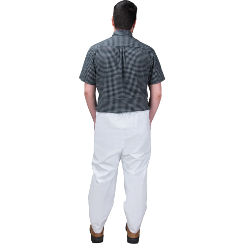 Pantalon jetable, Microporeux, Petit, Blanc Duraquip Inc