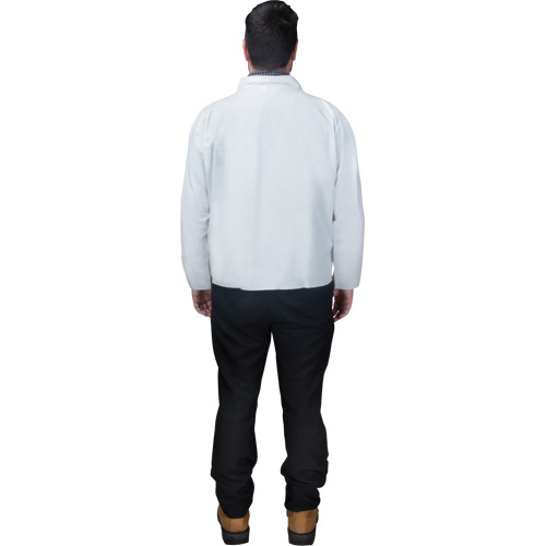 Chemise jetable, Microporeux, Petit, Blanc Duraquip Inc