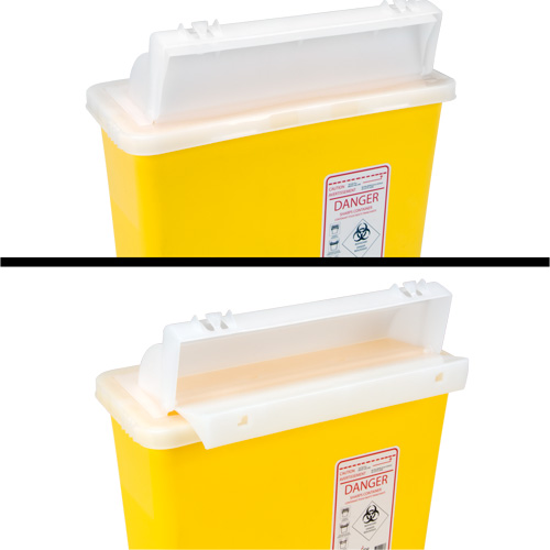 Contenant pour objets pointus et tranchants, Capacit&eacute; de 4,6 L Duraquip Inc