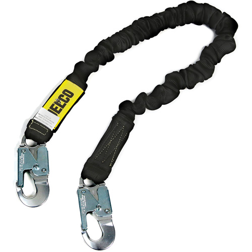 Longe r&eacute;sistant &agrave; larc &eacute;lectrique, 6', Point d'ancrage &agrave; Mousqueton verrouillable, Mousqueton verrouillable aux jambes, Nylon Duraquip Inc