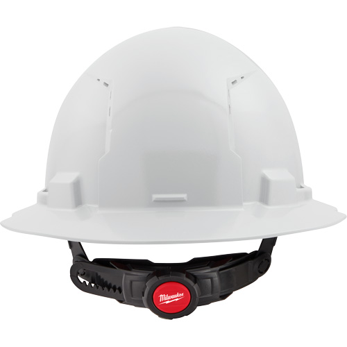 Full Brim Hardhat, Meets CSA Type 1, Ratchet Suspension, Vented Duraquip Inc