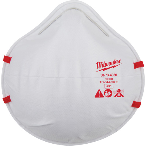 Respirateur jetable, N95, Certifi&eacute; NIOSH, Taille unique Duraquip Inc