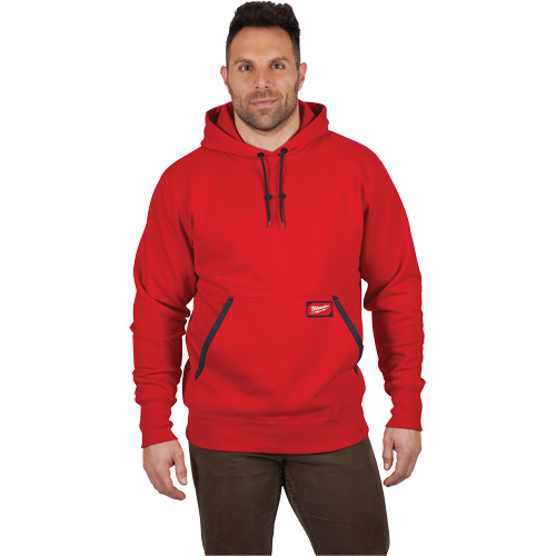 Chandail &agrave; capuchon lourd, Hommes, Petit, Rouge Duraquip Inc