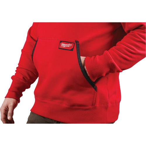 Chandail &agrave; capuchon lourd, Hommes, Petit, Rouge Duraquip Inc