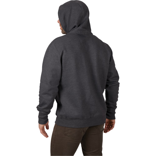 Heavy-Duty Pullover Hoodie, Men's, Small, Grey Duraquip Inc