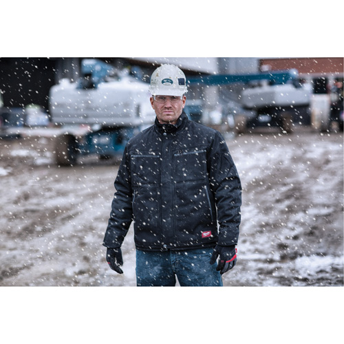 GridIron Traditional Jacket, Men's, Small, Black Duraquip Inc