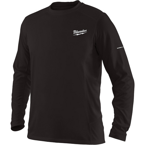 Workskin Long Sleeve Shirt, Men's, Small, Black Duraquip Inc