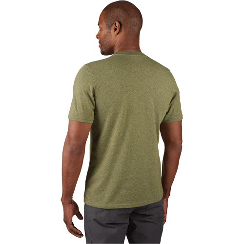T-shirt de travail hybride, Hommes, Petit, Vert Duraquip Inc