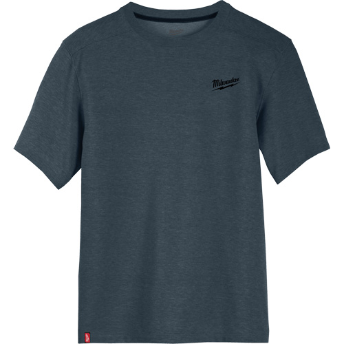 Hybrid Work Tee Shirt, Men's, Small, Blue Duraquip Inc