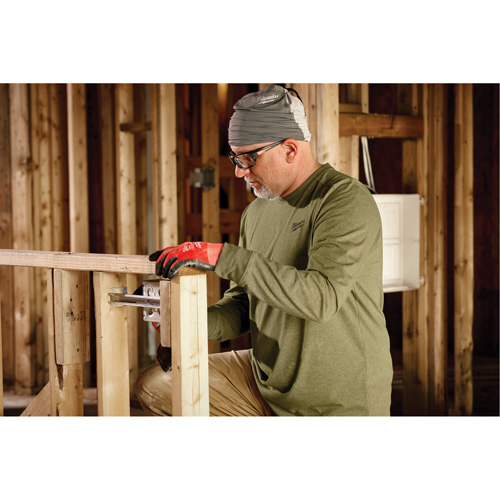 T-shirt de travail hybride, Hommes, Petit, Vert Duraquip Inc