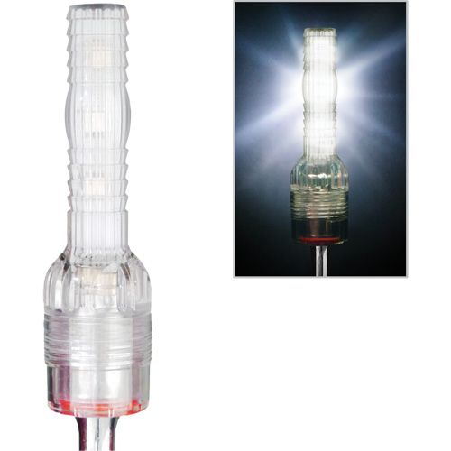 Tige de s&eacute;curit&eacute; de s&eacute;rie lourde avec lumi&egrave;re clignotante Safety Whip Duraquip Inc