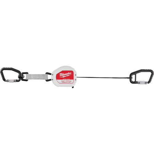 Quick-Connect Tool Lanyard, Retractable, Dual Carabiner Duraquip Inc