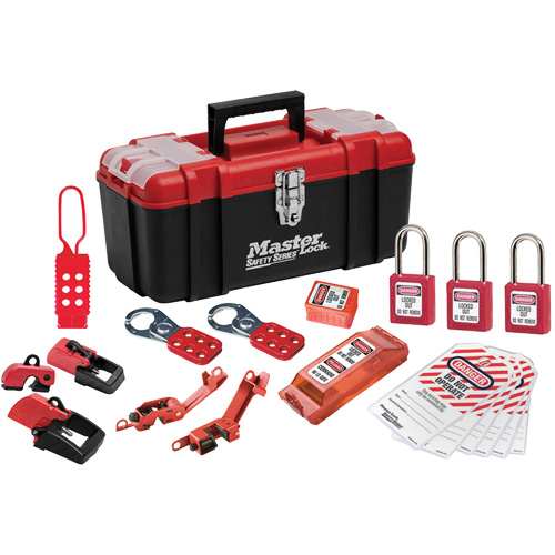 Basic Lockout Kit with Zenex Thermoplastic Locks, Electrical Kit, 20 Components Duraquip Inc
