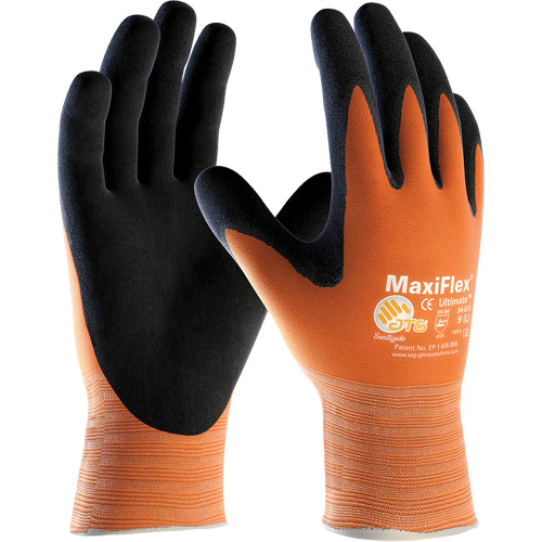 Gants en tricot sans couture ATG MaxiFlex Active, T-petit, R&ecirc;vetement Nitrile, Calibre 15, Enveloppe en Lycra/&eacute;lasthanne Duraquip Inc