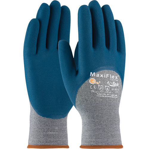 Gants en tricot sans couture ATG MaxiFlex Comfort, Grand, R&ecirc;vetement Nitrile, Calibre 15, Enveloppe en Nylon Duraquip Inc
