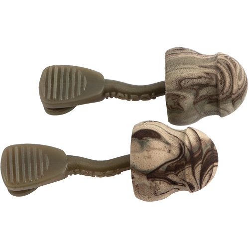 Bouchons d'oreilles en mousse camo sans roulement &agrave; tourner Glide, Vrac - Boîte Duraquip Inc