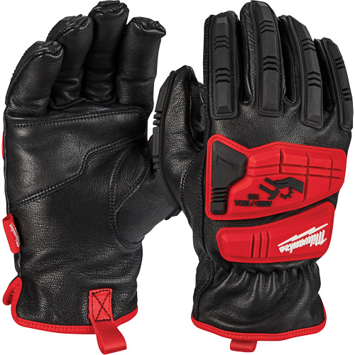 Goatskin Impact Gloves, Small, Grain Leather Palm Duraquip Inc