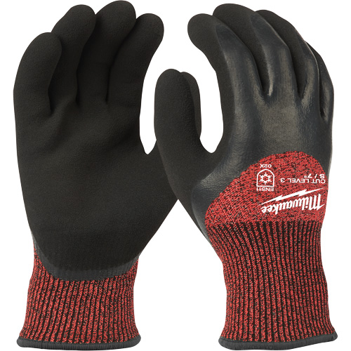 Gants dhiver r&eacute;sistant aux coupures, Taille T-Grand, Calibre 15, Rev&ecirc;tement Latex de caoutchouc, ANSI/ISEA 105 niveau 3 Duraquip Inc
